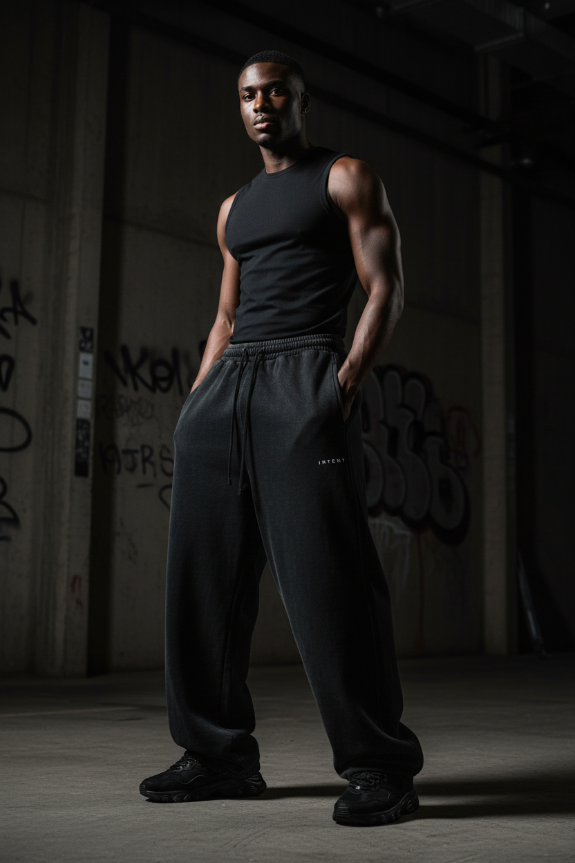 INTENT Oversized Baggy Sweatpants